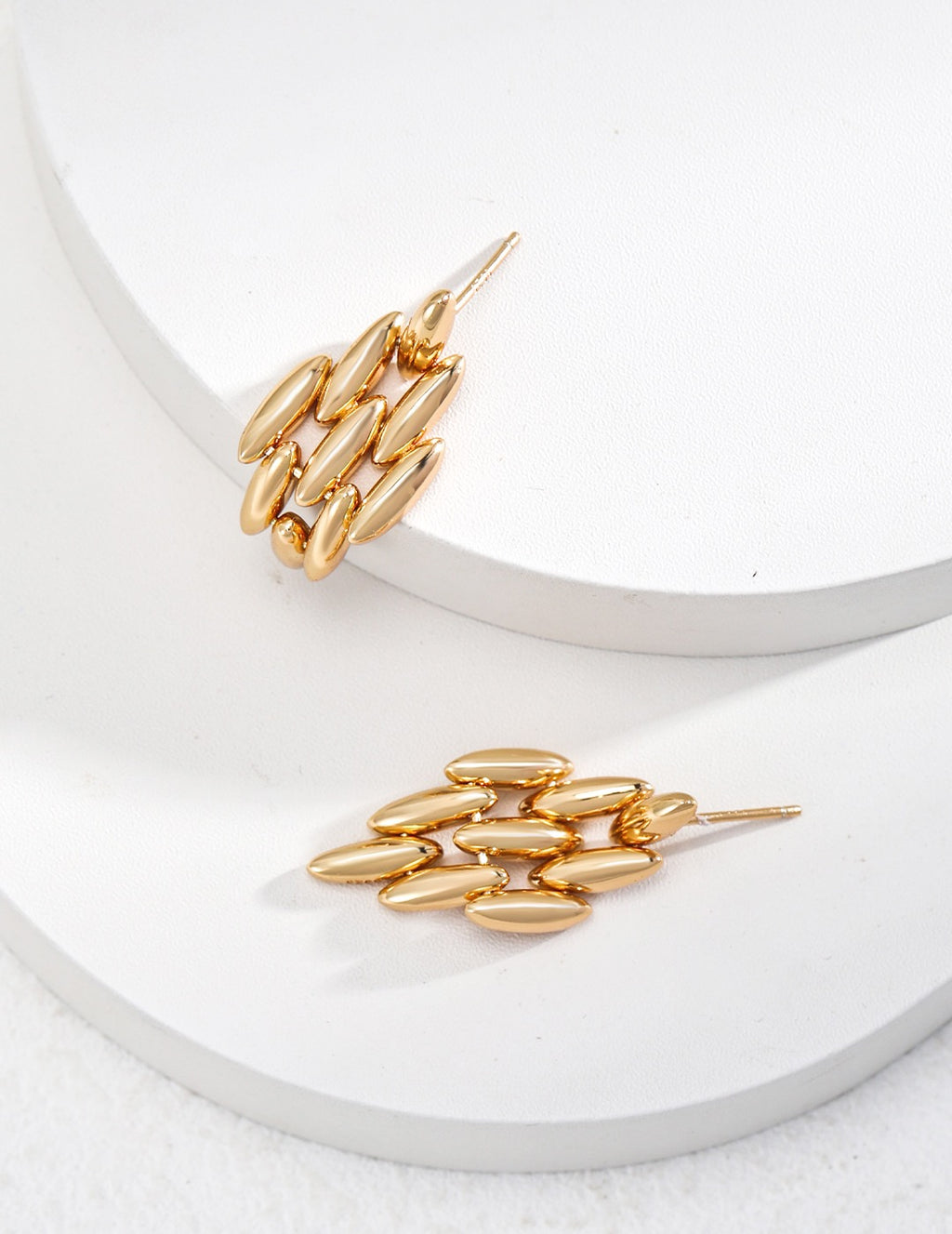 Starlit Oval Cluster Earrings — S925 Elegant 3×1.5cm Drops