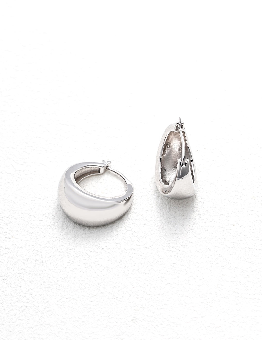 S925 Minimalist Silver Earrings & Ring
